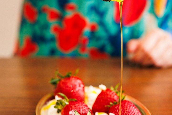 ナクソスタウン45オリーブオイルと蜂蜜の試飲(地元の一口付き)