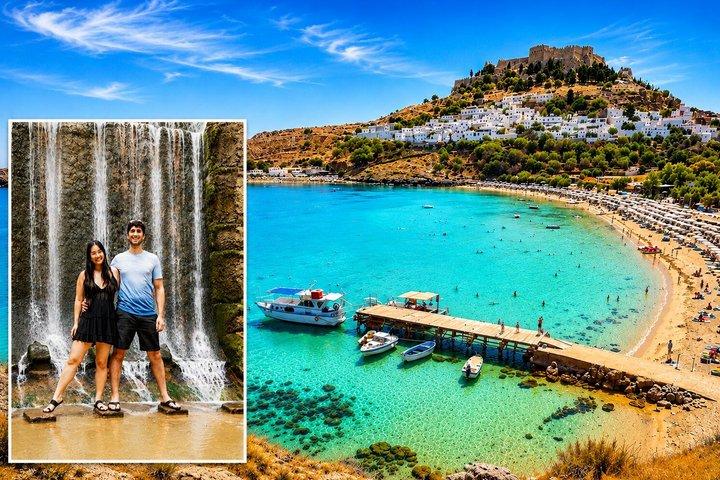 Begeleide busreis naar Lindos Village en 7 Springs