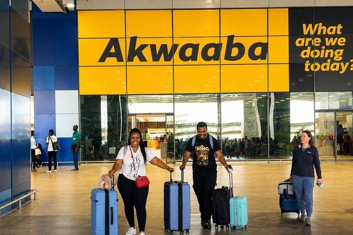 De Accra: Serviços privados de transporte, remessa e entrega do aeroporto