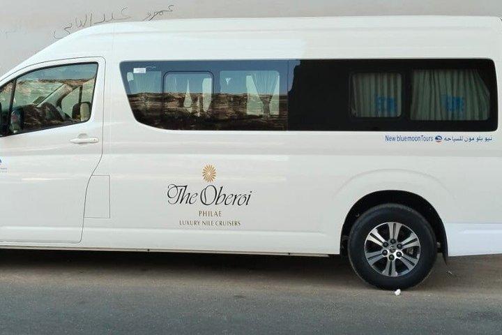 Privévervoer van/naar Luxor luchthaven naar hotels Oostelijke of Westelijke Jordaanoever
