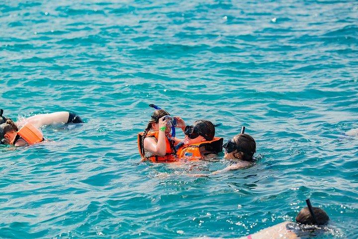 サムイ島からスピードボートで行くタン島とマドサム島のシュノーケリング旅行