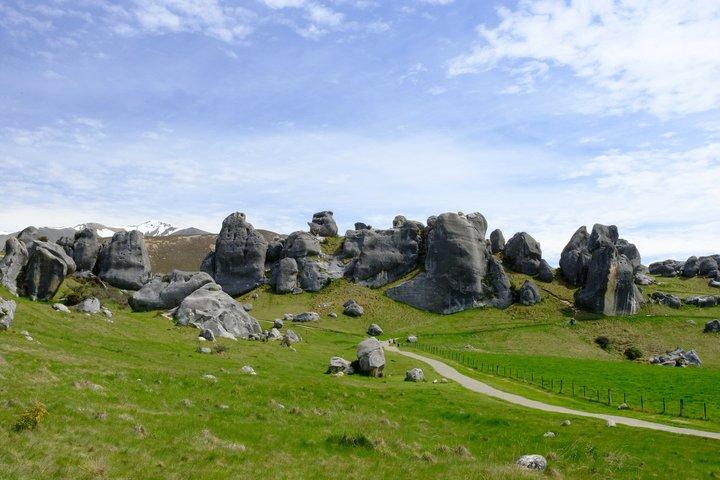 アーサーズパスツアー TranzAlpine クライストチャーチからグレイマウスまでの片道
