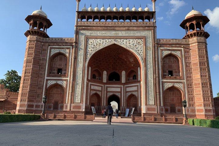 Excursion d'une journée au Taj Mahal au départ d'Hyderabad avec vols et déjeuner