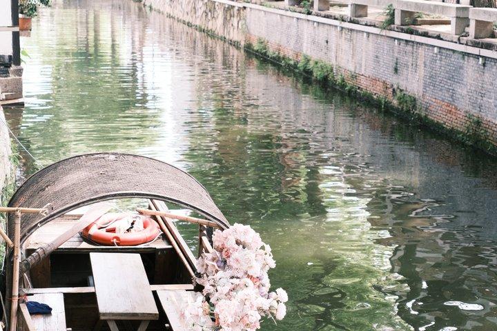 1 dag wellnesstour in Xinchang TCM Canal Boat en Street Food