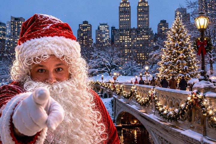 セントラルパークのクリスマスサンタワンダーランドツアー