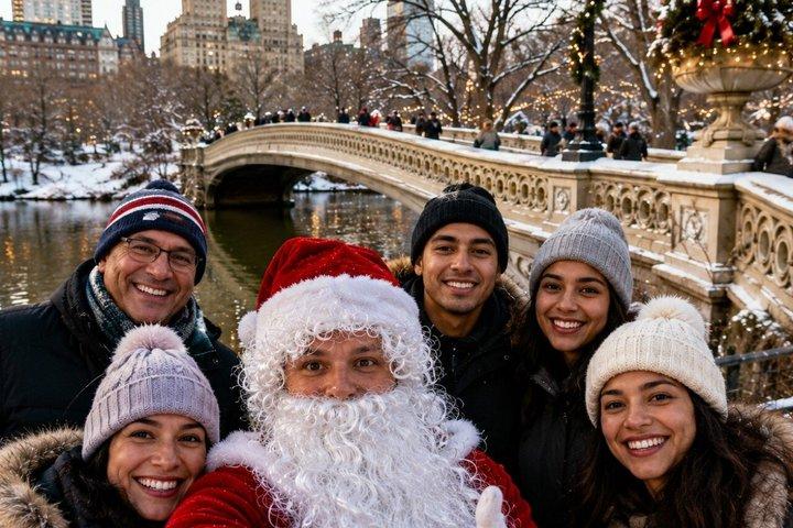 セントラルパークのクリスマスサンタワンダーランドツアー