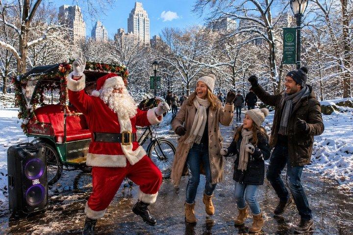 セントラルパークのクリスマスサンタワンダーランドツアー