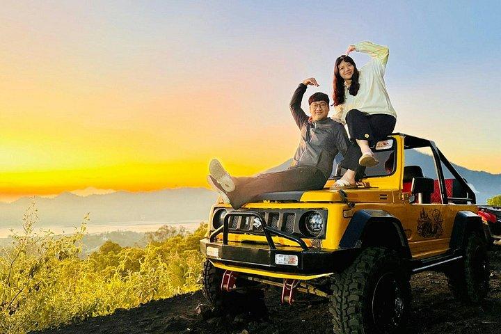 キンタマーニ カフェ、サンライズ 4WD ジープ体験付き