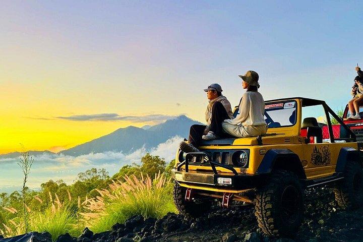 キンタマーニ カフェ、サンライズ 4WD ジープ体験付き