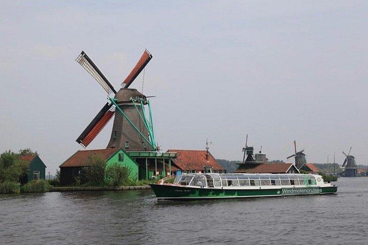 Windmühlen Amsterdam : Private Windmühlentour und Bootsfahrt