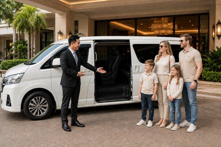 Privater Bangkok Flughafentransfer mit kostenloser Maut