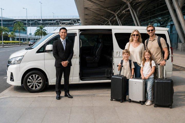 Privater Bangkok Flughafentransfer mit kostenloser Maut