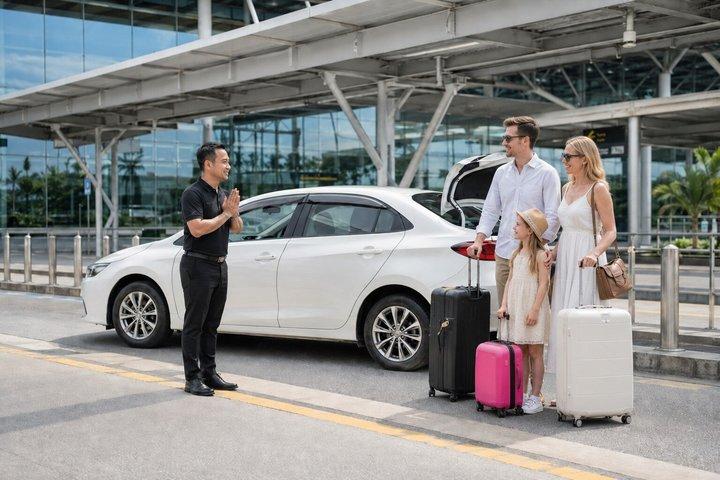 Privétransfer van/naar de luchthaven van Bangkok met gratis tolweg