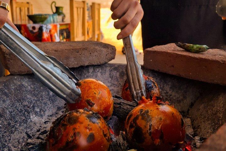 オアハカ料理教室：伝統的なモレとメメラ2種類