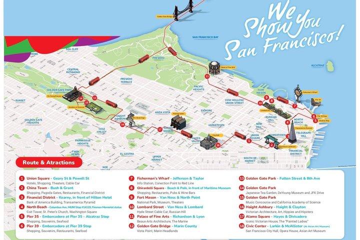 San Franciscos eneste 2 Day Hop On Hop Off Bus tur