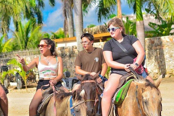 Horseback Riding & Buggy Adventure to Macao Beach and Water Cave
