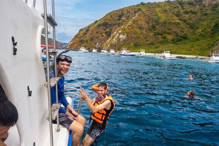 グアヤキル発イスラサランゴ島終日シュノーケリングと海鳥ツアー