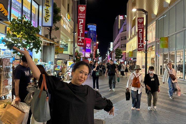 浅草夜散歩ツアー浅草寺と郷土料理