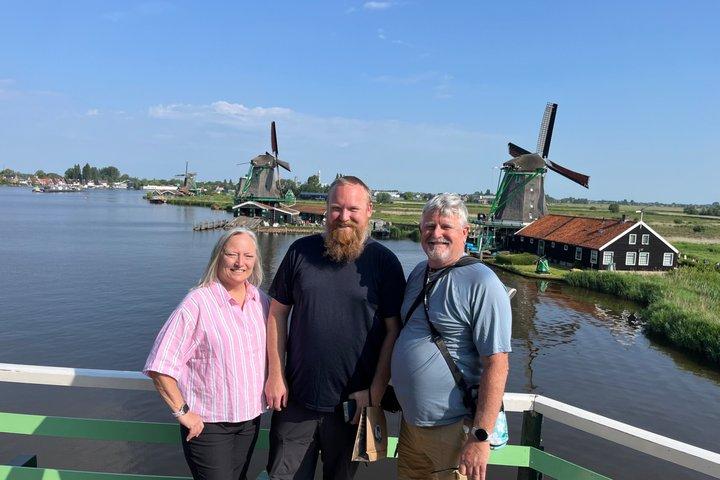 Windmühlen Amsterdam : Private Windmühlentour und Bootsfahrt