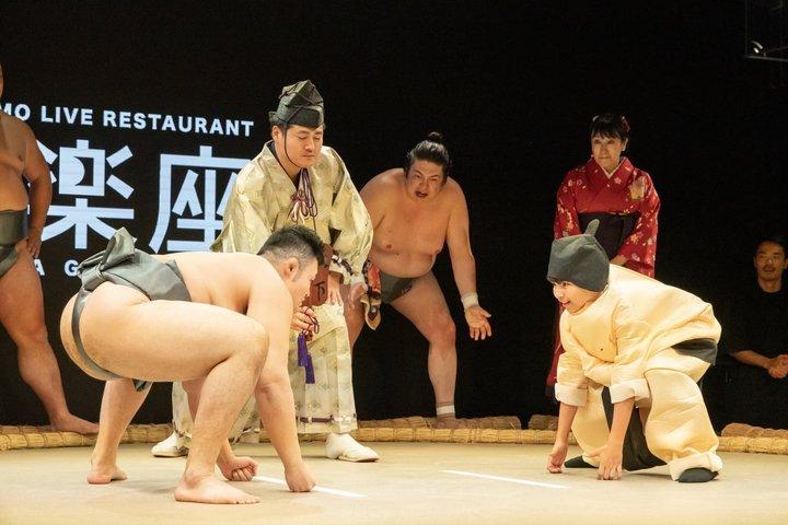 Tokyo Live Sumo Show & Kaiseki Dinner HIRAKUZA GINZA TOKIO