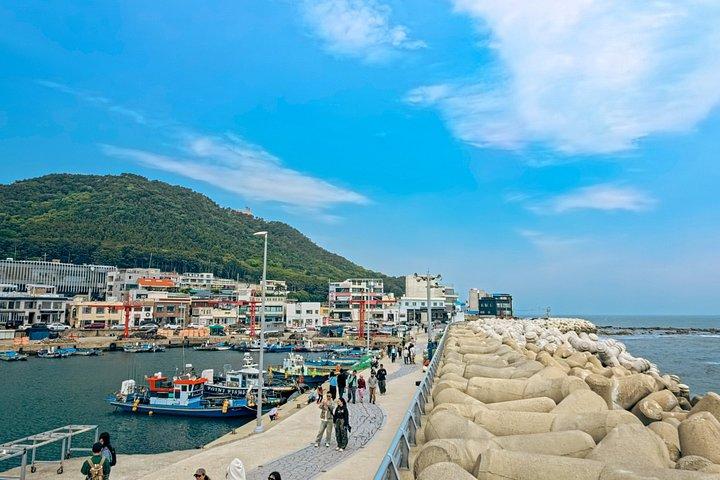ベストオブプサン日帰りツアー：海岸、文化、ローカルマーケット