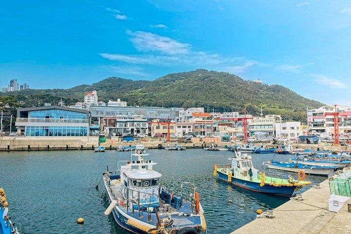 ベストオブプサン日帰りツアー：海岸、文化、ローカルマーケット