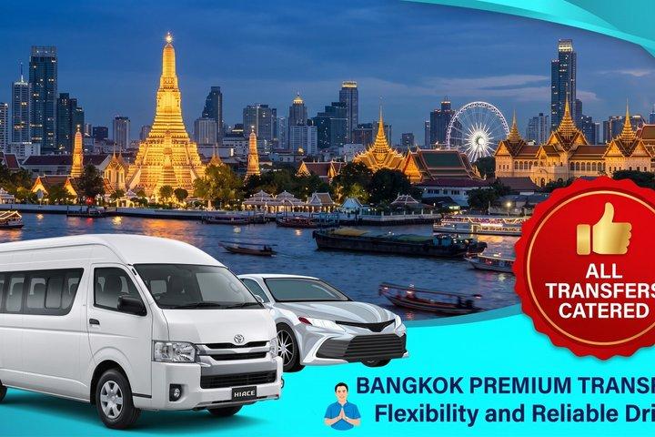 Bangkok : Transporte privado do aeroporto Suvarnabhumi BKK para o centro da cidade