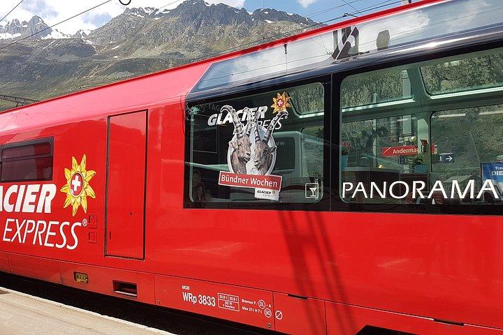 Glacier Express Panoramic Train Round Trip from Bern