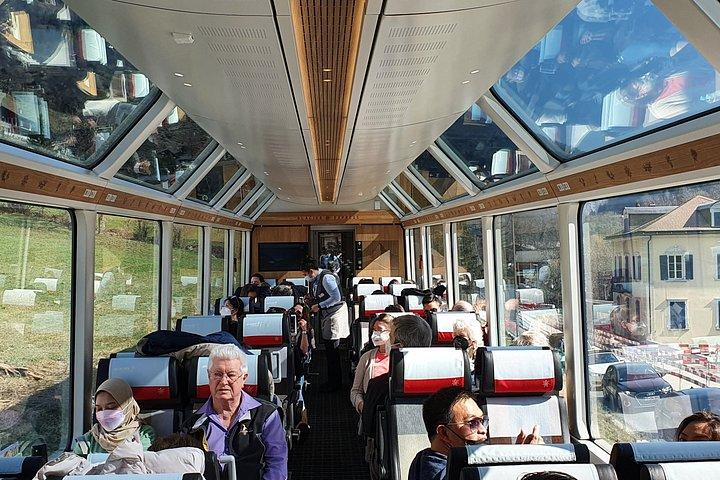 Glacier Express Panoramic Train Round Trip from Bern