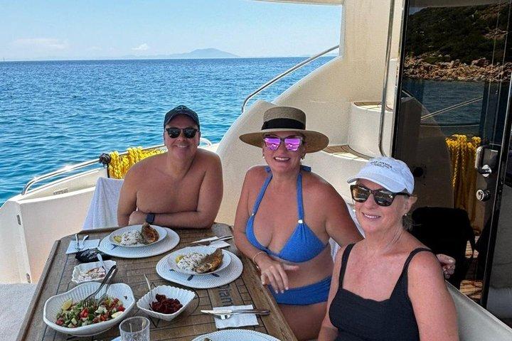Bodrum privat segling solnedgång tur med middag