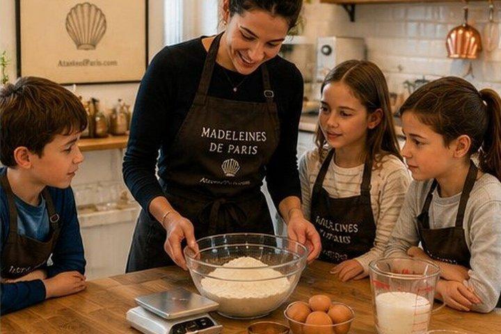 Madeleine Baking Class per famiglie e bambini nel centro di Parigi