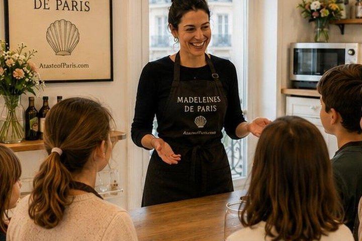 Madeleine Baking Class per famiglie e bambini nel centro di Parigi
