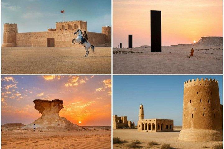 Norte e oeste do Qatar Tour privado de dia inteiro