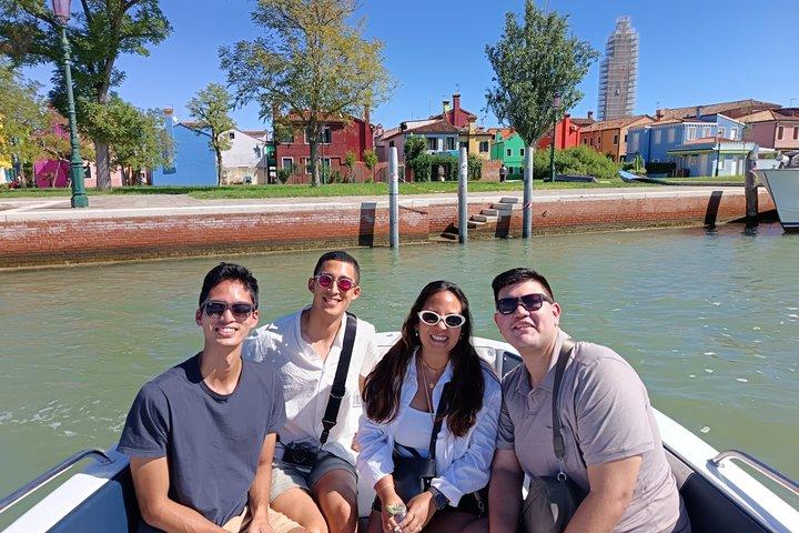 Excursion privée en bateau dans la lagune de Venise : Murano, Burano, Torcello