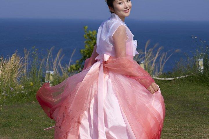 Jeju Seongsan Ilchulbong Hanbok upplevelse