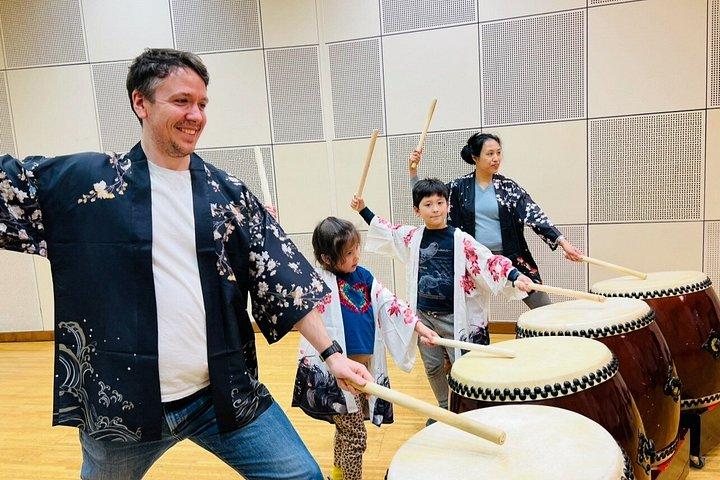 Traditionel Taiko trommeoplevelse i det centrale Tokyo