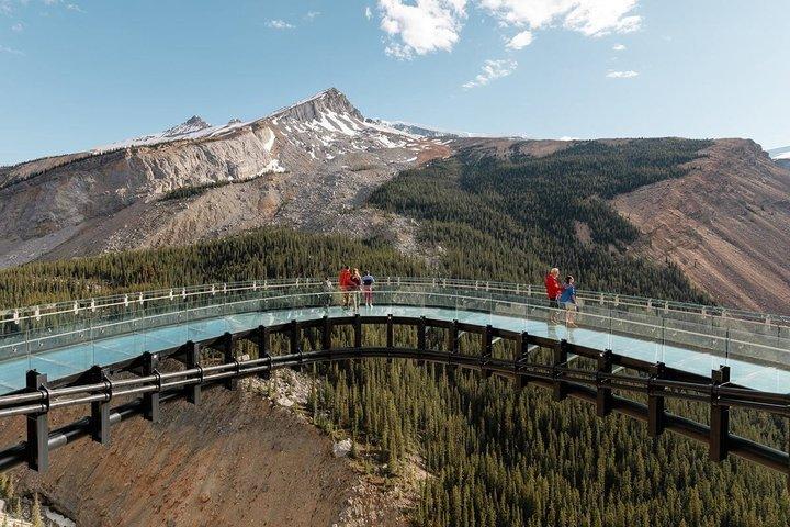 コロンビアアイスフィールドアドベンチャー、スカイウォーク、ペイトー湖、氷河ツアー