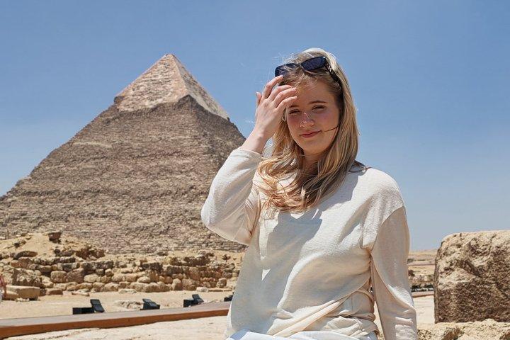Giza Pyramids Camel Ride,Inside the Pyramid,Lunch&Unique Tomb