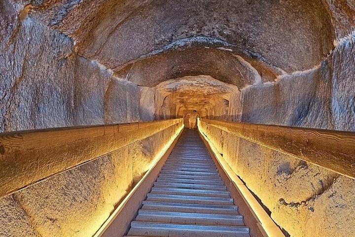 Giza Pyramids Camel Ride,Inside the Pyramid,Lunch&Unique Tomb