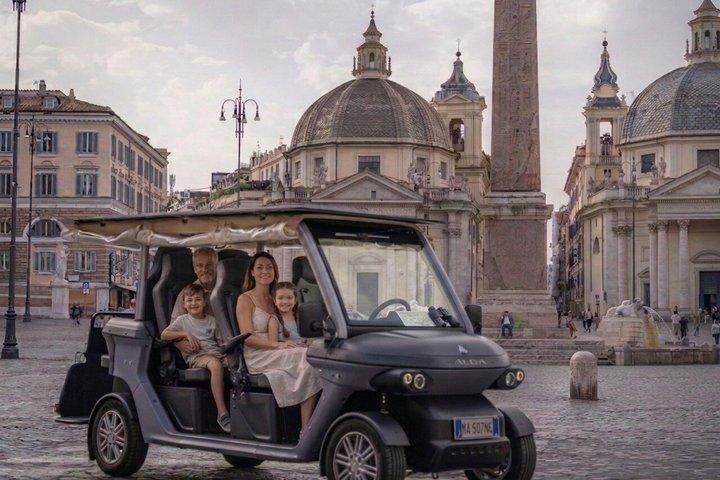 Visite privée de 3 heures de Rome avec voiturette de golf