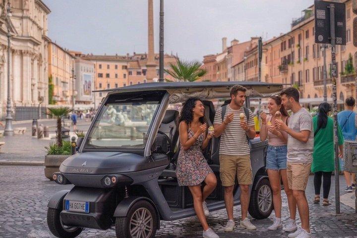 Visite privée de 3 heures de Rome avec voiturette de golf