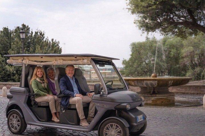 Visite privée de 3 heures de Rome avec voiturette de golf
