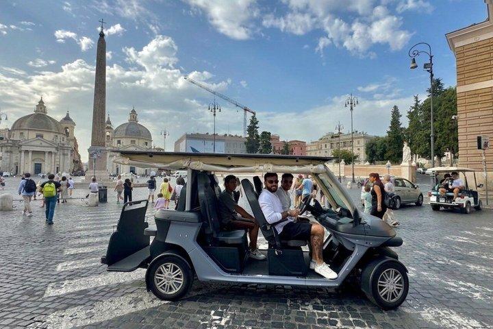 Visite privée de 3 heures de Rome avec voiturette de golf