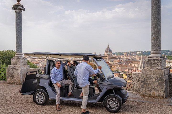 Visite privée de 3 heures de Rome avec voiturette de golf