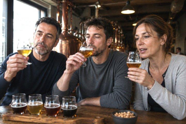 Roma : Tour privado de cata de cerveza artesanal con bocados locales