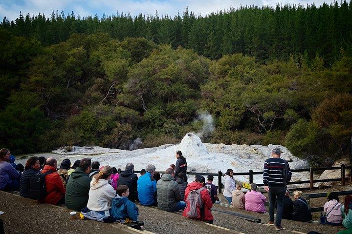 オークランドプライベートロトルアハイライト終日ツアーオプトホビトン