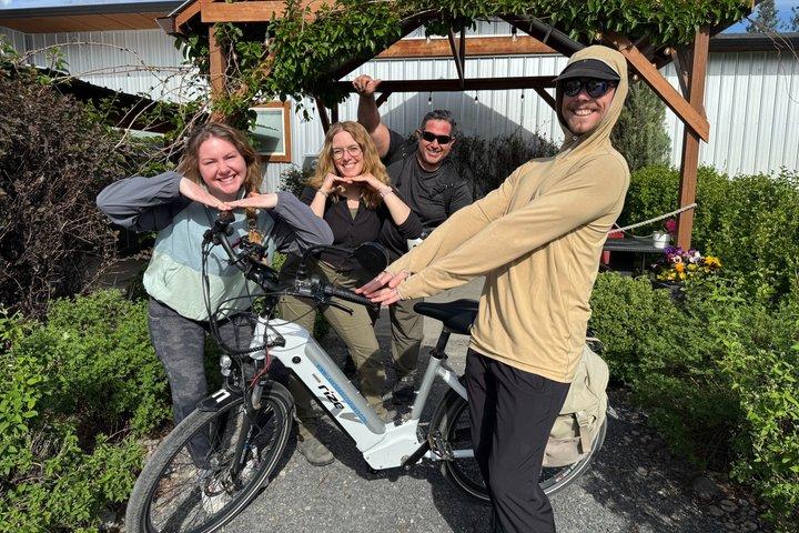 Kelowna E-Bike Bee Tour, degustações, almoço orgânico e guia de áudio