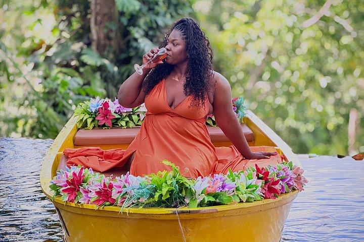 バリスイング、コイボート写真、モンキーフォレストと滝ウブドツアー