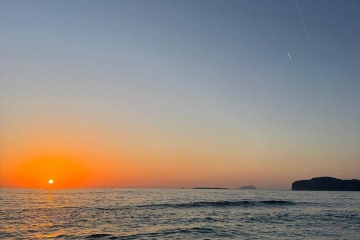 Sunset Falassarna From Chania