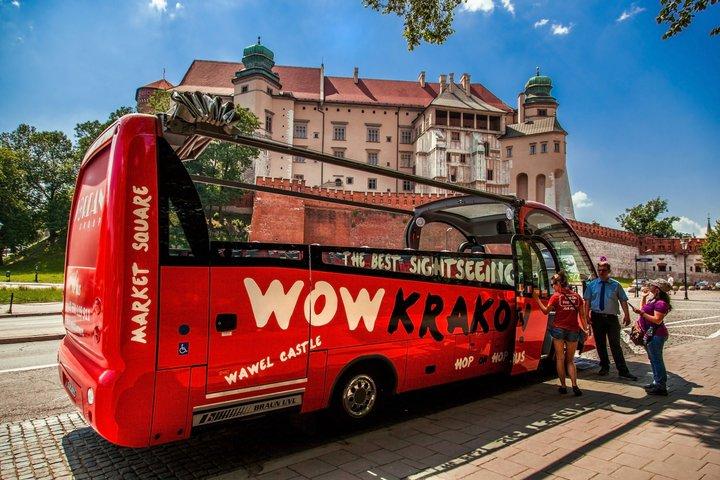 Krakow City Sightseeing Hop-On Hop-Off Bus with Audio Guide - 24h